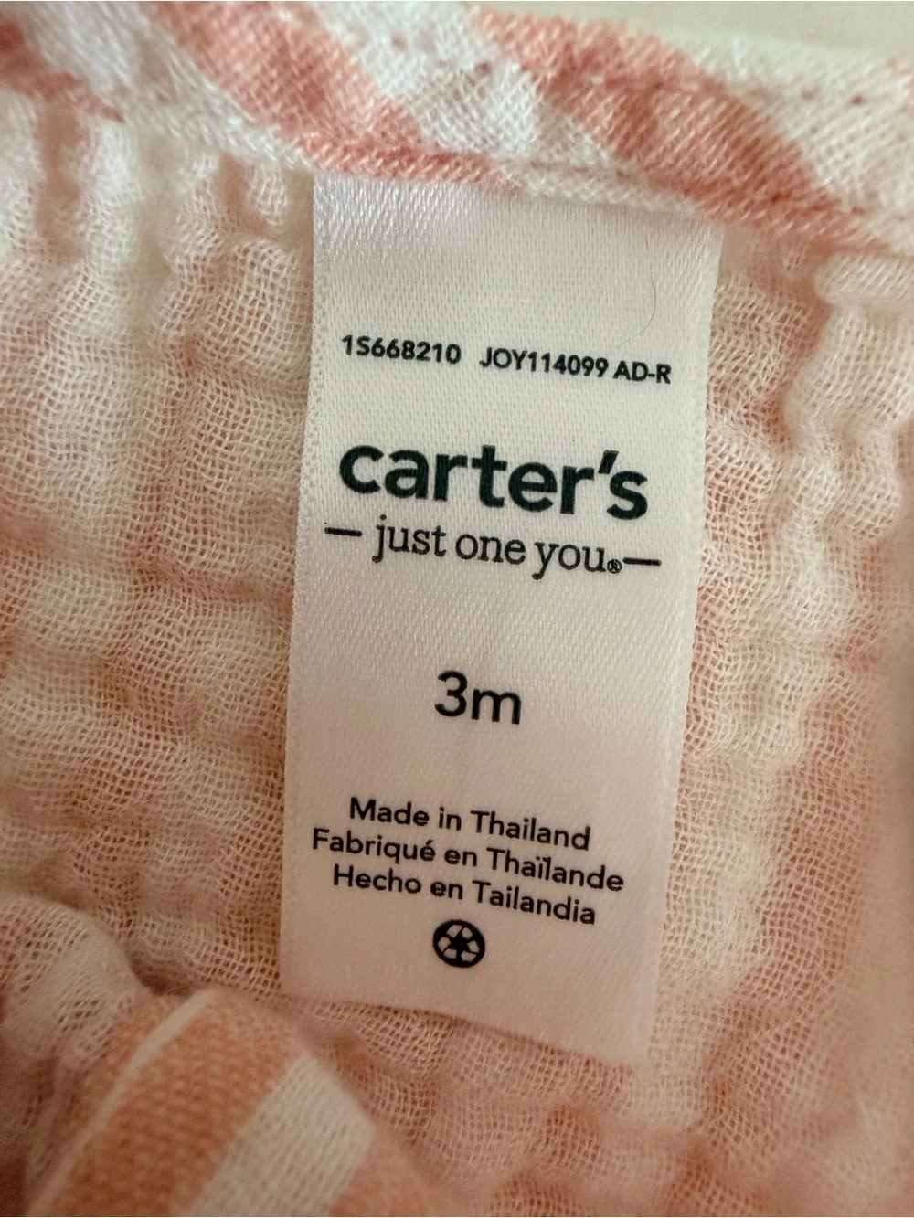 Carter's White Tank Top Bundle Coral Pink & Teal Floral Print & Pink and White